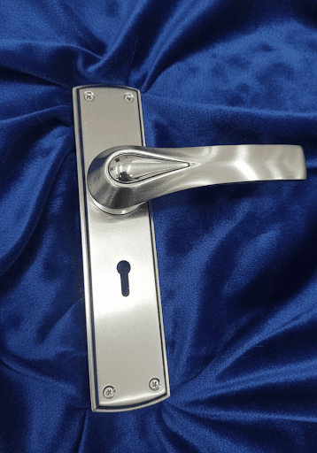 front view of our bestseller classic stainless steel mortise lock the ultima by ambica tools hardware
