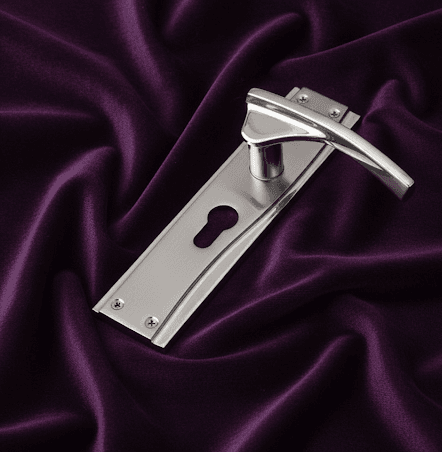 close up of classic stainless steel mortsie lock by ambica tools hardware