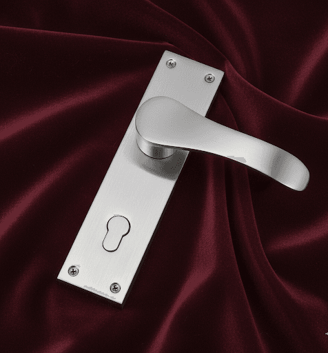clsoe up of our trending and latest collection of classic stainless steel mortise lock by ambica tools hardware