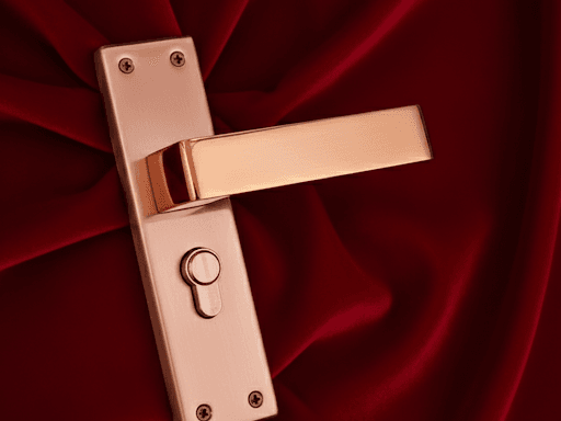 unbeatable and premium article of rose gold mortise lock